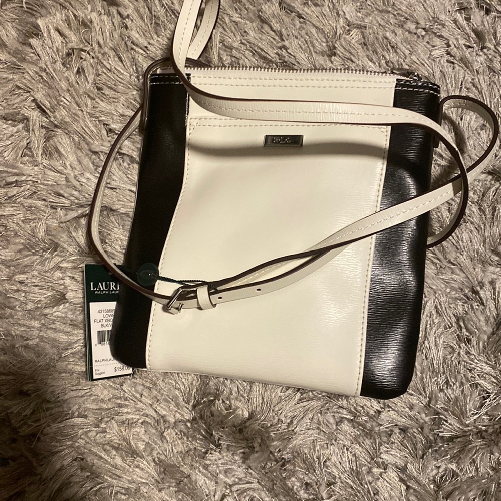Black and white crossbody bag Ralph Lauren